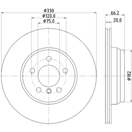 Pagid Brakes Brake Disc High Carbon, 355129642 355129642